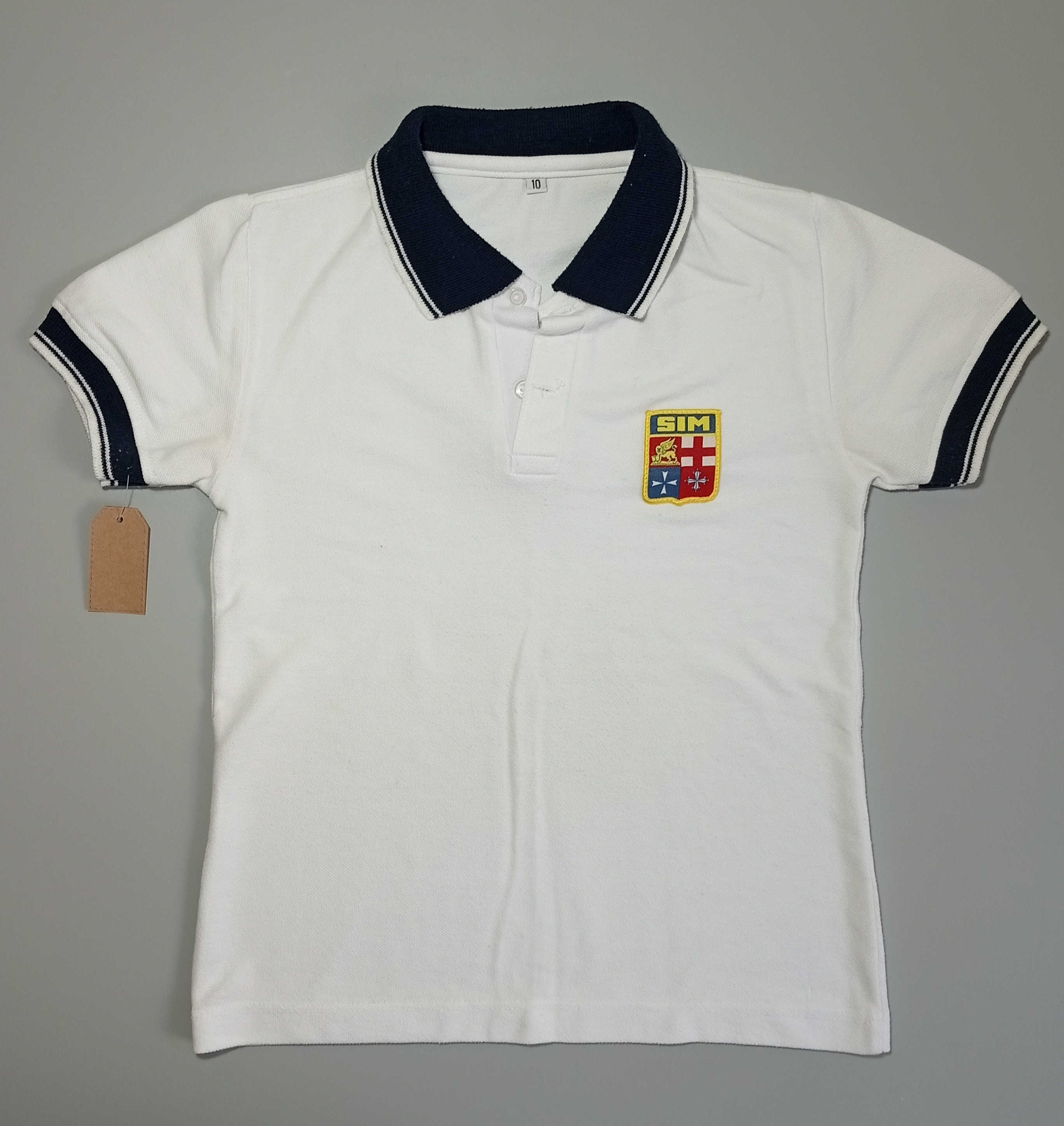 Remera POLO Manga Corta - Scuola Italiana - talle 10